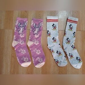 Disney Character Socks, Like New